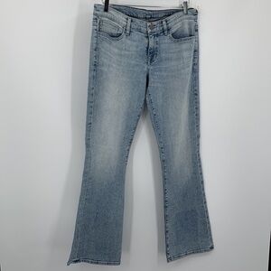 Fidelity Modern American Austin low rise flared jeans light wash Blue new 31